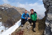 34 Sulle roccette del Passo di Grialeggio con vista in Venturosa